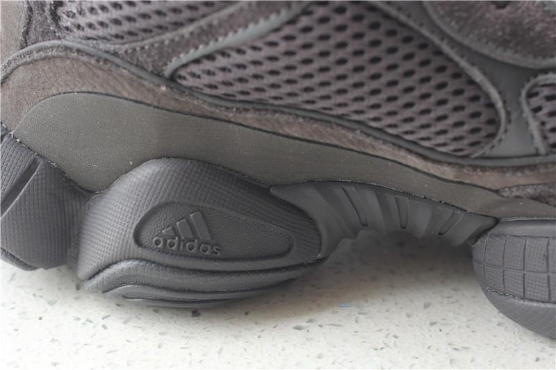 God Yeezy 500 Shadow Black retail sample version ready to ship